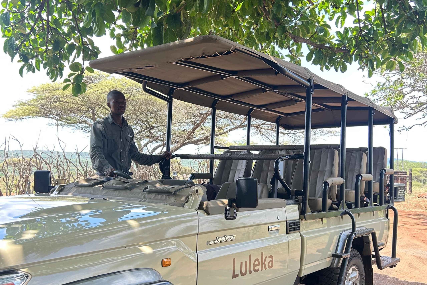 Fra Durban: Oplev to Big 5-vildtreservater på en dag