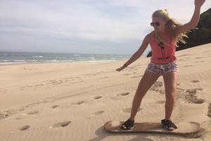 Sandboarding Jeffreys Bay