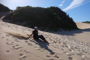 Sandboarding Jeffreys Bay