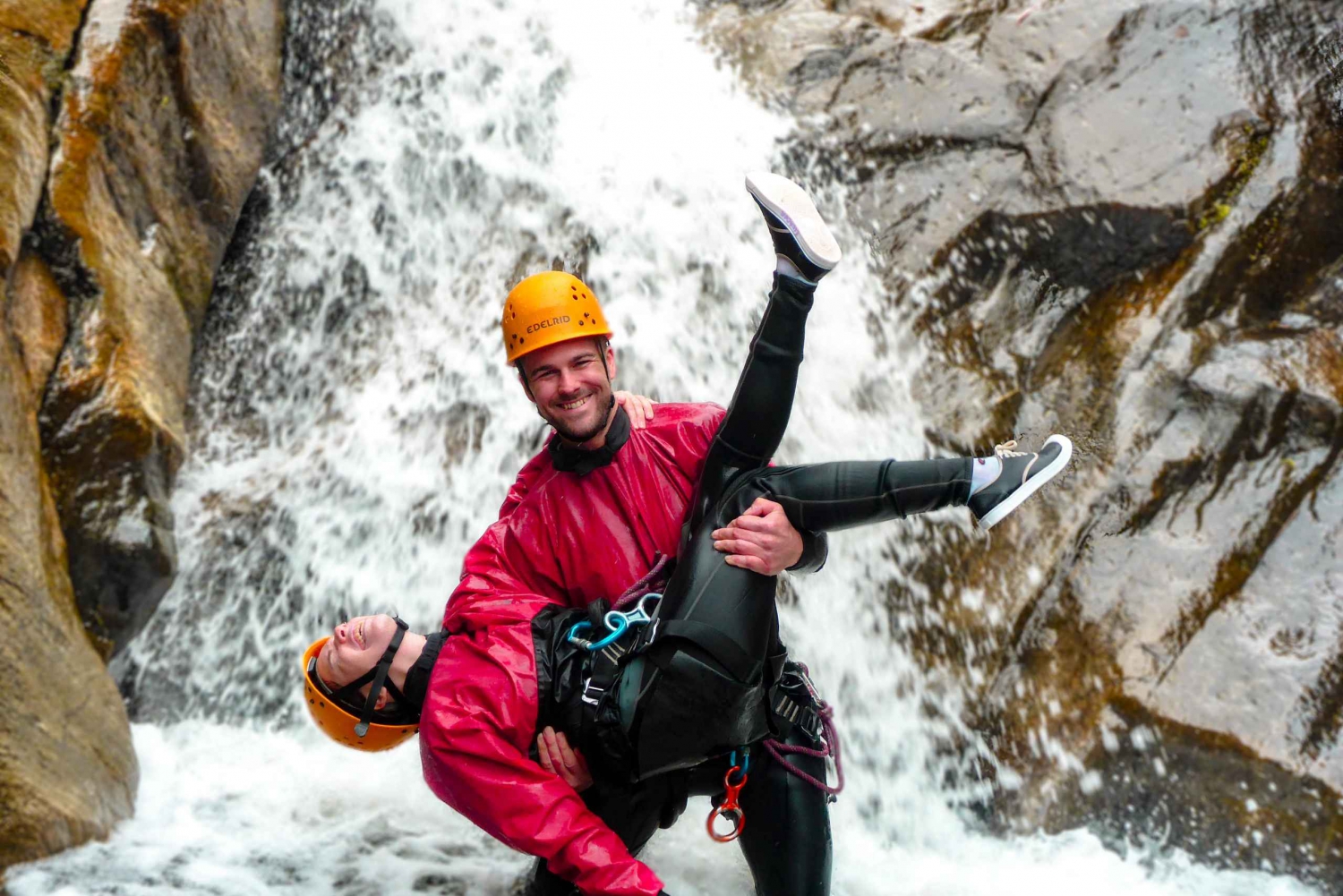 Baños de Agua Santa: Canyoning in de watervallen van Chamana