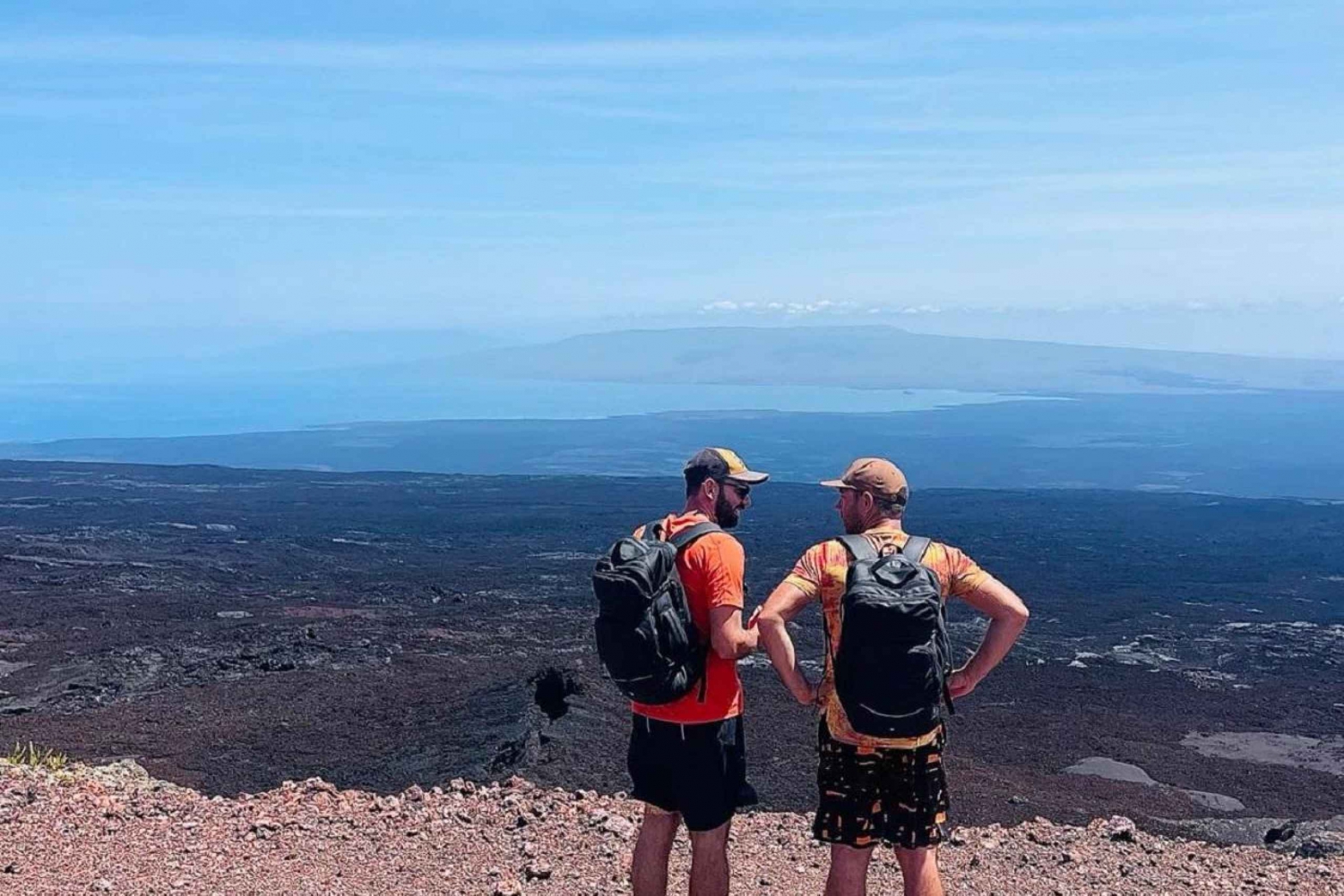 Wanderung zum Vulkan Sierra Negra – Lavafelder des Volcán Chico