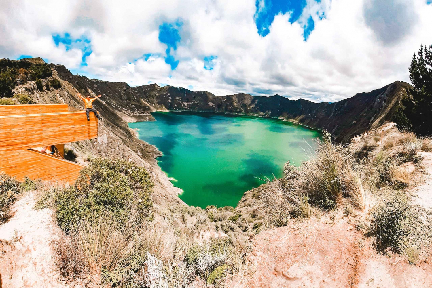 Quilotoan laguuni Päiväretki