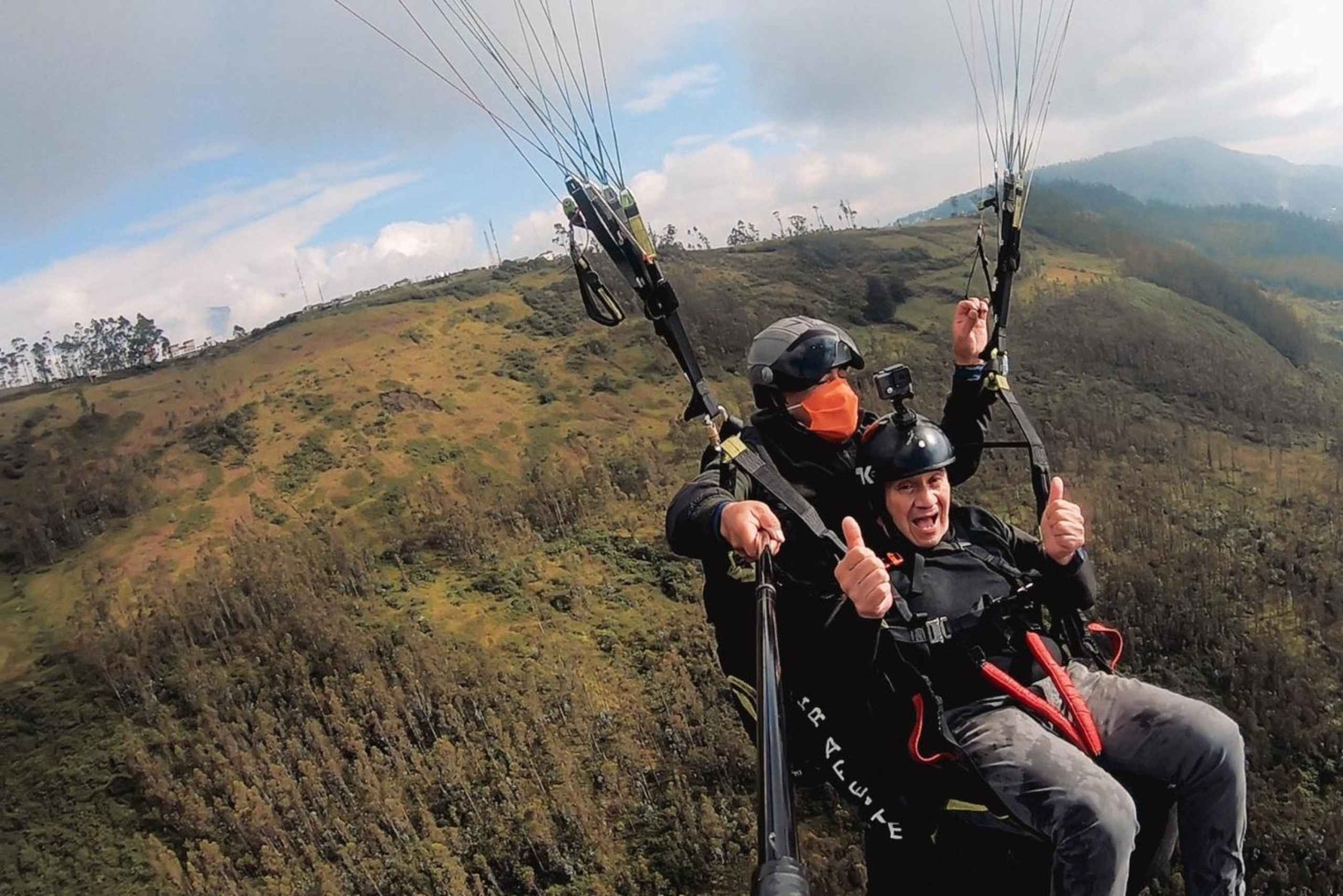 Quito: vuelo tándem en parapente
