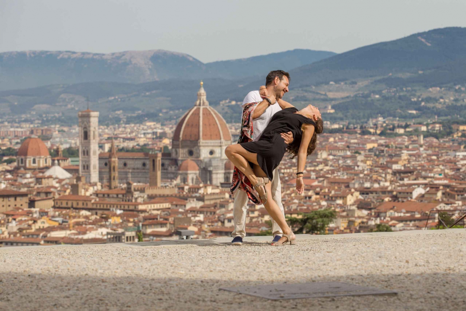 Firenze: Servizio fotografico sullo skyline della città al Piazzale Michelangelo