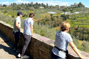 Firenze: Sähköpyöräretki Toscanan kukkuloilla ja viinimaistelu