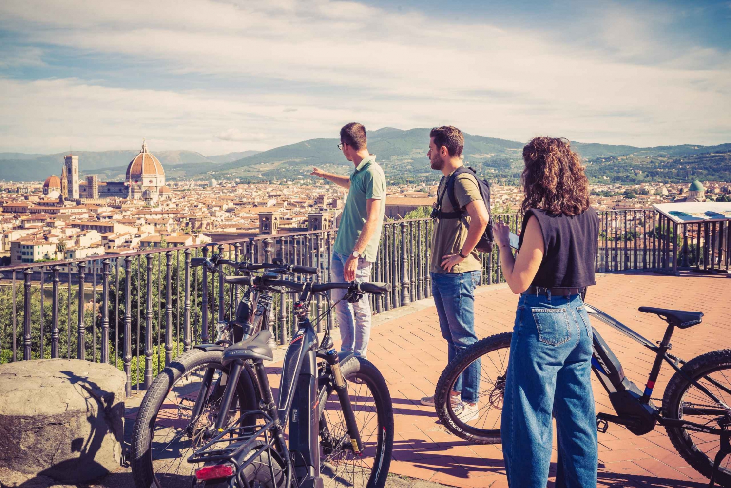 Firenze: Tour guidato in bicicletta elettrica con gelato