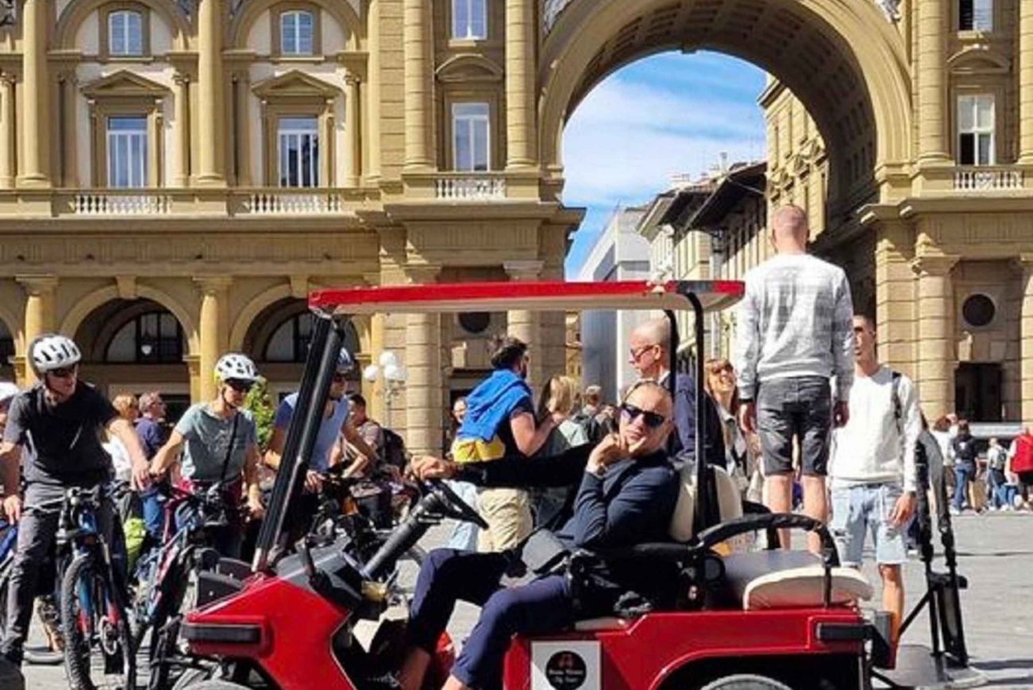 Panoramautsikt över Florens från Porta Romana till Piazzale Michelangelo