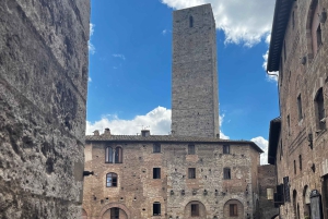 Toscana: San Gimignano og frokost og smagsprøver på en Chianti-vingård