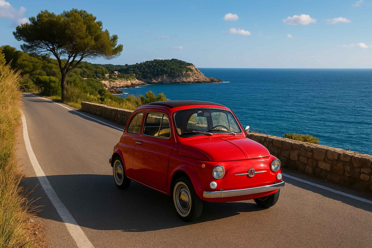 カプ・ダンティーブ：ヴィンテージカーまたはスポーツカーでの特別なドライブをお楽しみください