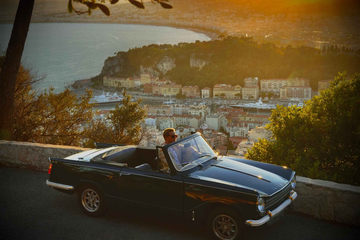 French Riviera: Private tour in a vintage convertible car