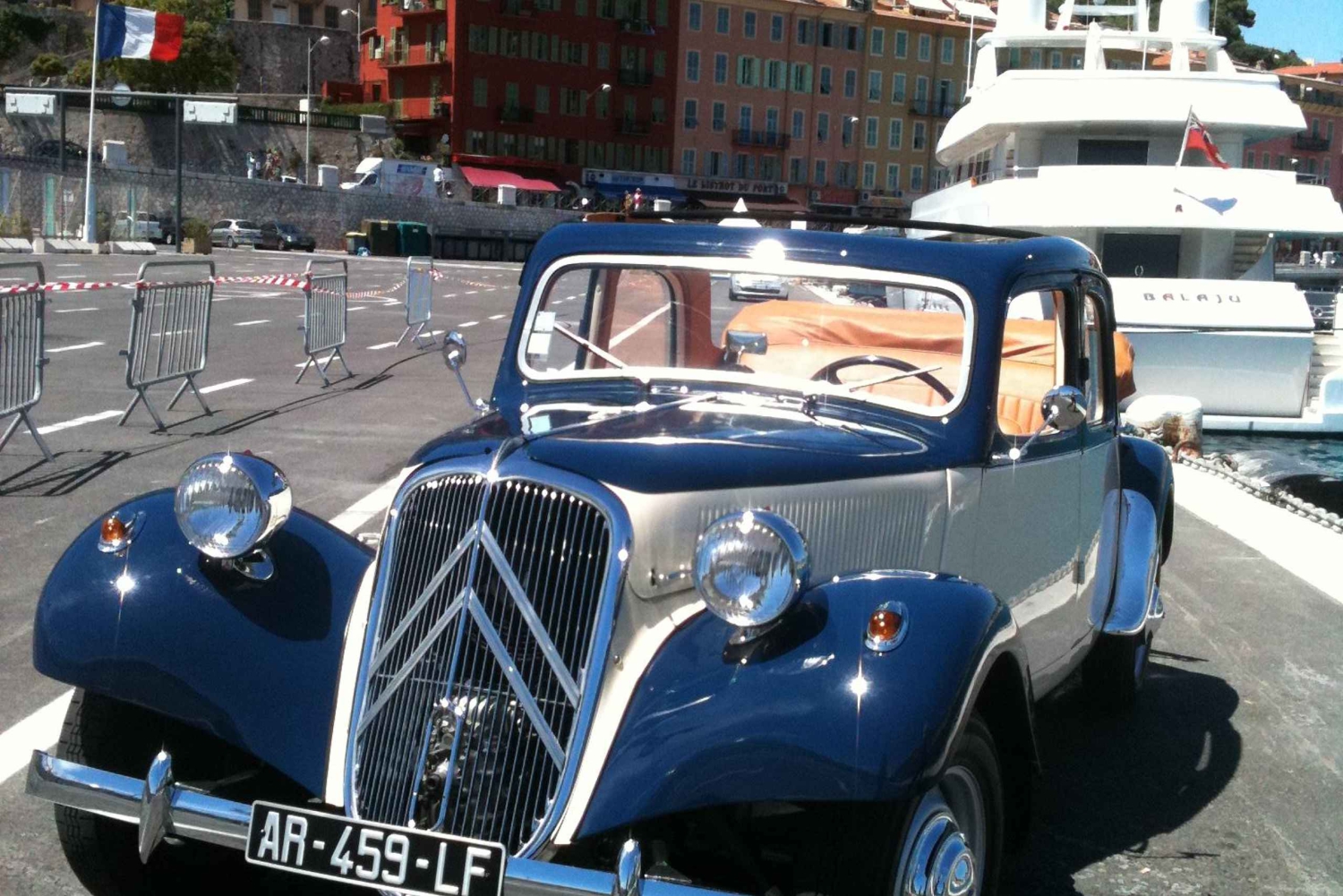 The Glamorous French Riviera in a Vintage Car