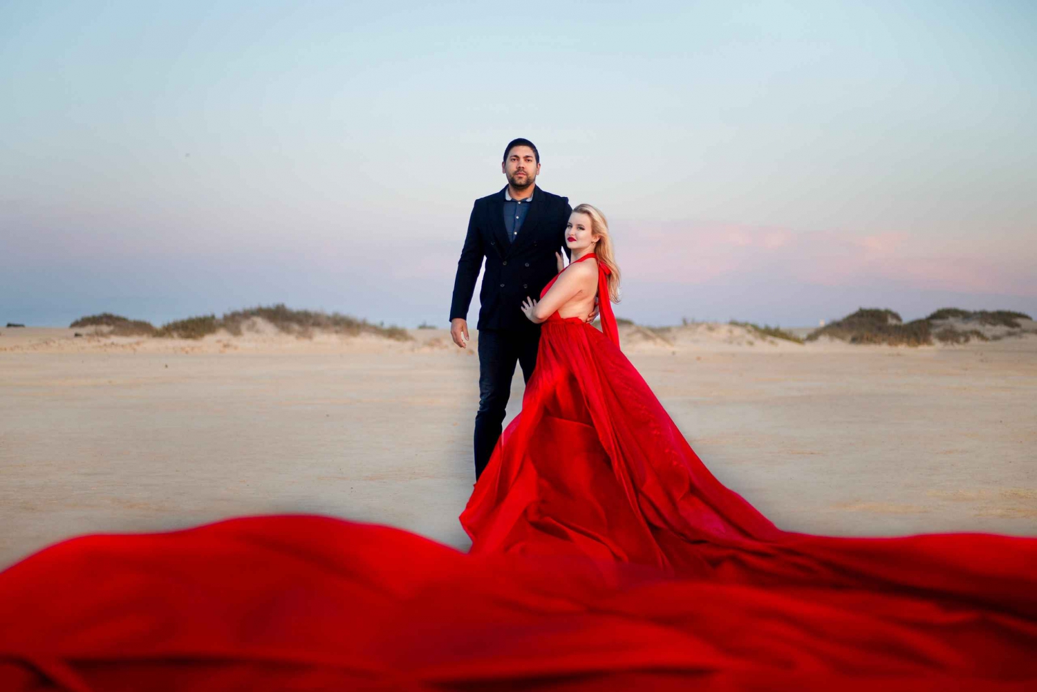 Corralejo: Sesión de fotos privada con vestido volador