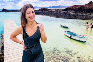 Fuerteventura: tour guiado a la isla de Lobos con snorkel