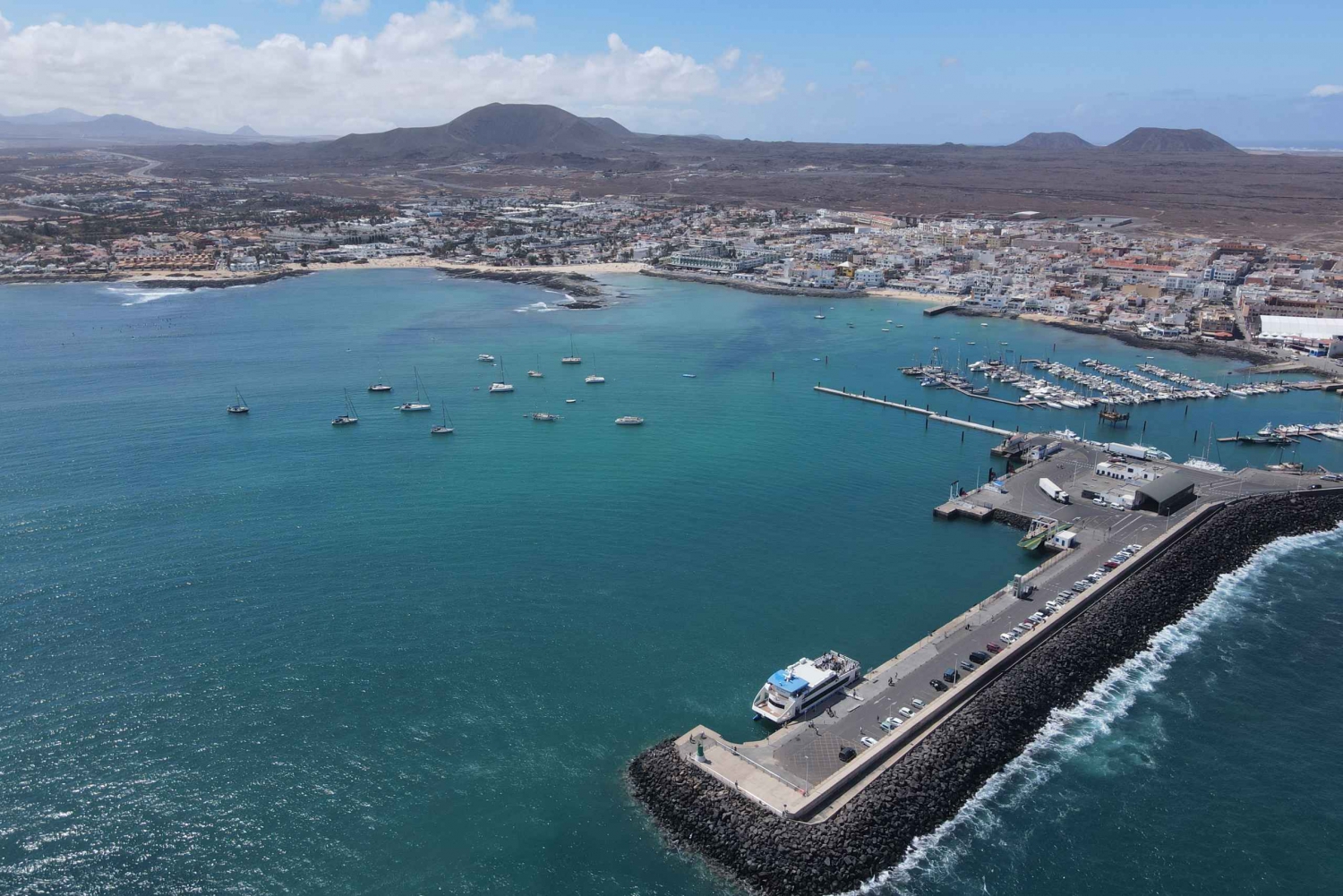 Ticket de entrada de Lanzarote a Fuerteventura con autobús