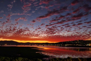 Croisière au coucher du soleil à Knysna avec dîner léger et vin