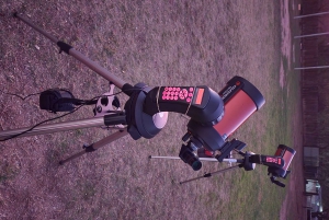 Oudtshoorn: Observación de estrellas con telescopio y guía