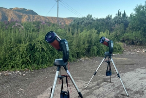 Oudtshoorn: Observación de estrellas con telescopio y guía