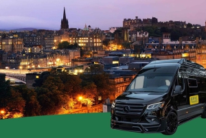 エディンバラ：XLプライベート空港送迎 XLで市中心部へ