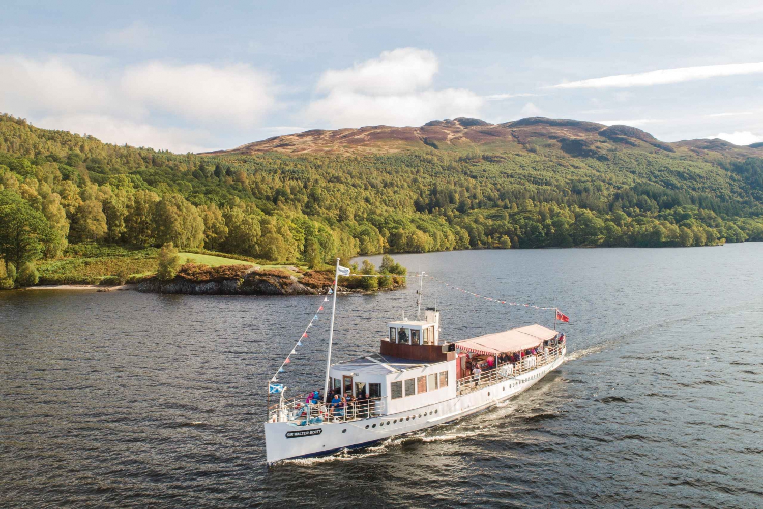 Loch Katrine - Croisière panoramique en bateau à vapeur dans le parc national