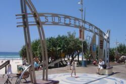 中央ゴールドコーストとサーファーズパラダイス