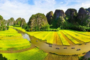 From Hanoi: Tam Coc, Hoa Lu & Mua Caves Full-Day Trip