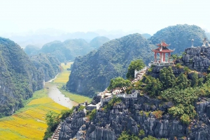 Hanoi: Hoa Lu, Trang An Caves & Mua Cave Day Trip and Lunch