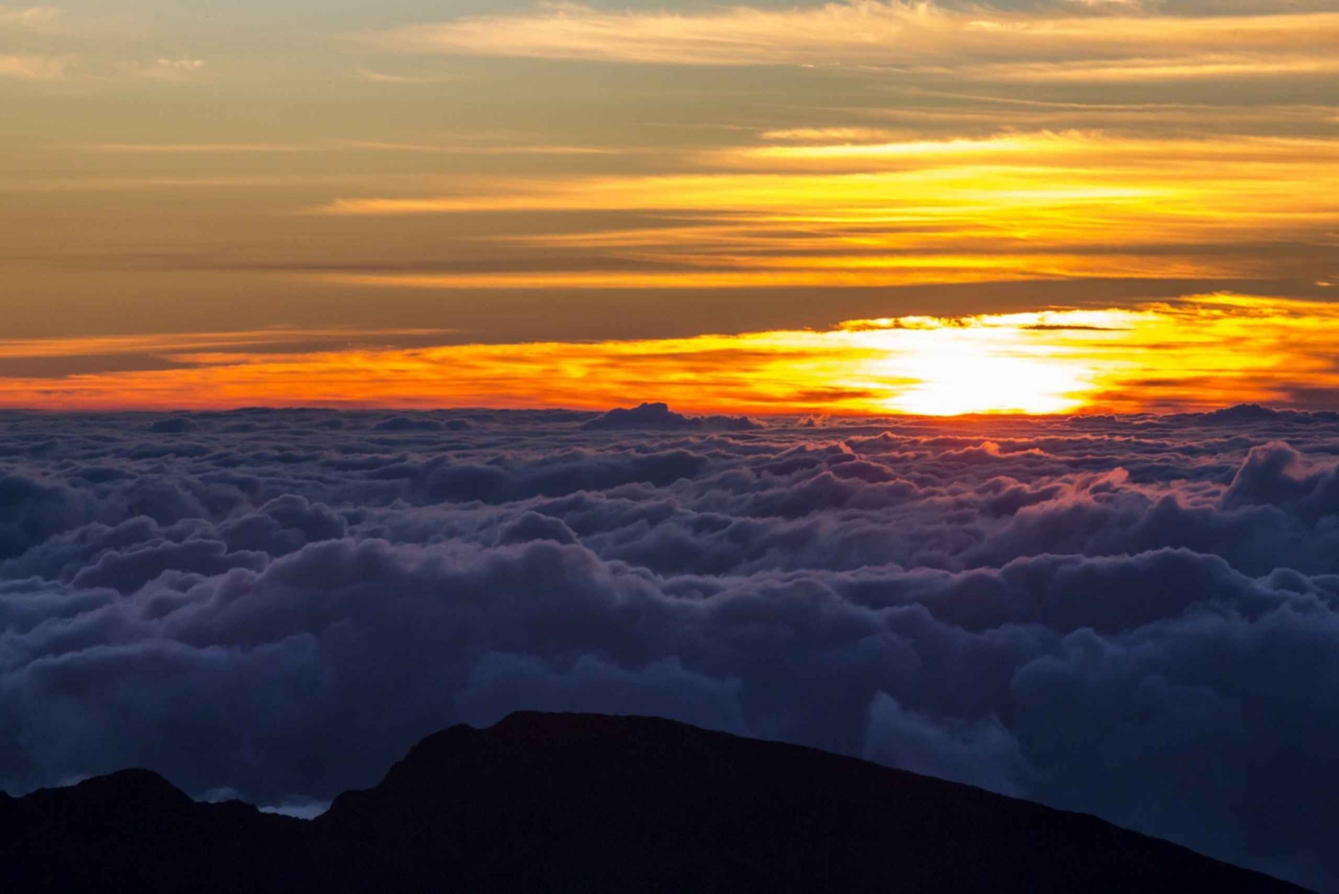Maui : Excursion au coucher du soleil et dîner dans le parc national de Haleakala