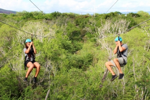 Oahu: Zipline-tur i Coral Crater