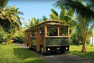 Oahu: Kualoa Farm och Secret Island Tour med Trolley