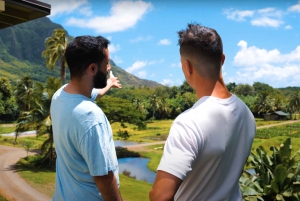 Oahu: Kualoa Farm och Secret Island Tour med Trolley