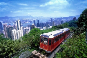 Hong Kong: Hop-On Hop-Off Bus Tour and Peak Tram Ticket