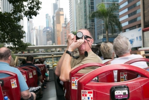 Hong Kong: Hop-On Hop-Off Bus Tour and Peak Tram Ticket