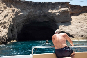From San Antoni: Cala Bassa, Cala Comte, and Caves Boat Trip