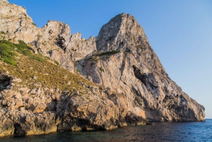 San Antonio: Es Vedrà, Formentera-tur med mad og drikke