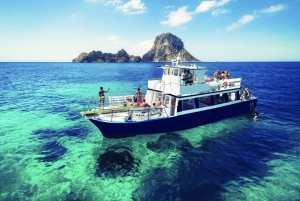 San Antonio: Es Vedrà, Formentera-tur med mad og drikke