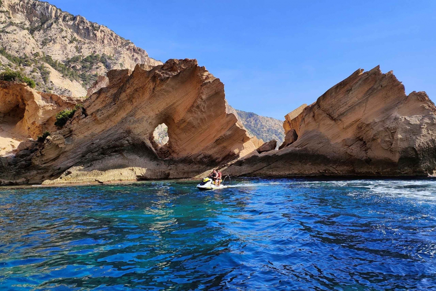 Jetski-tur til Atlantis Ibiza (Sa Pedrera) fra San Antonio