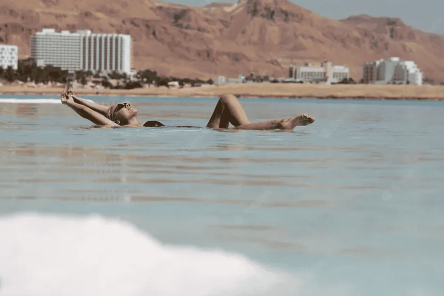 Tel Aviv: Halve dag privéstrand aan de Dode Zee - kleine groepen