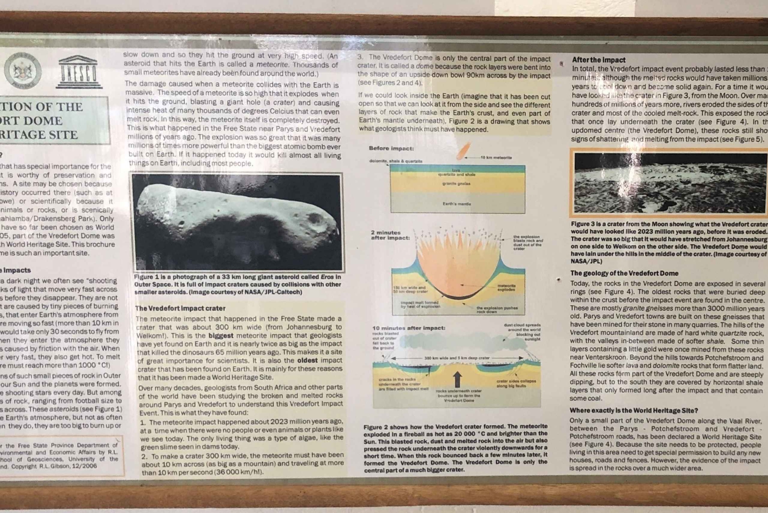 Johannesburgo: Excursión de día completo al sitio del Patrimonio Mundial de la Cúpula de Vredefort