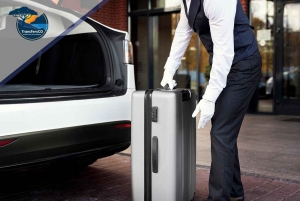 Johannesburg til Sandton: Lufthavnstransport (1-3 pax: Sedan)