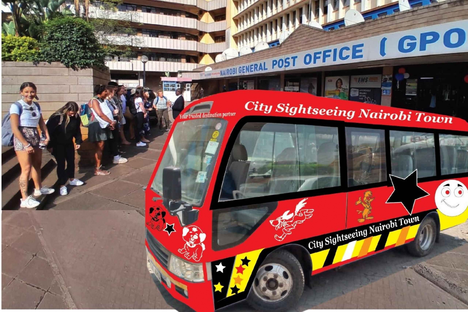 Nairobi : Hop on Hop off et visite des collections du marché Maasai