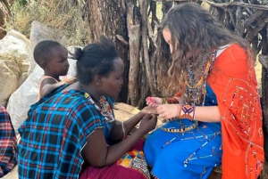 Passeio pela vila tradicional de Maasai