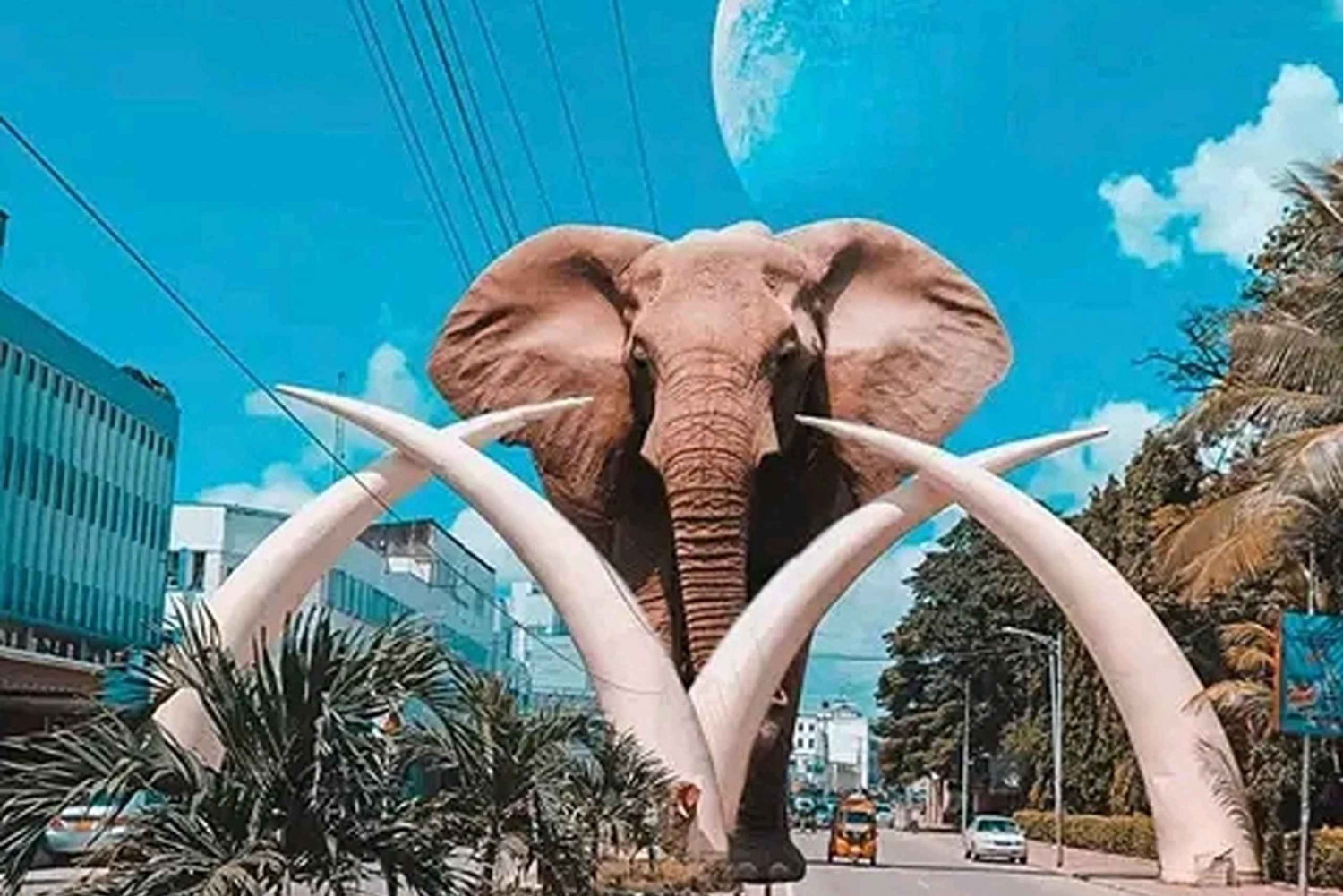 Mombasa: Tour a piedi della città con giro in Tuk Tuk.