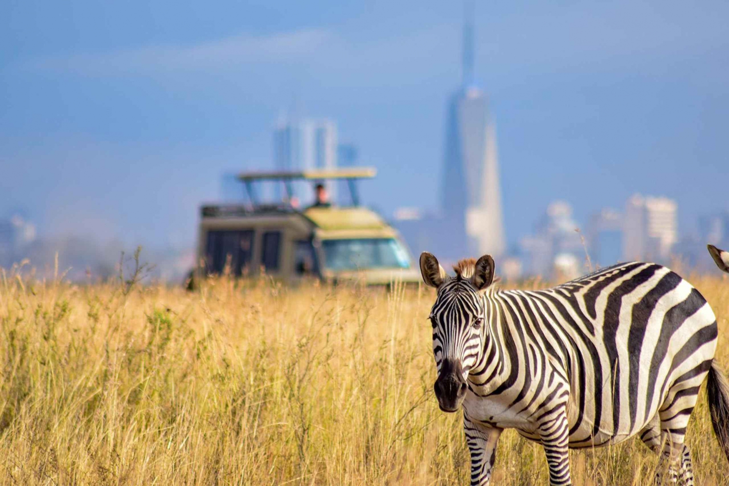 Nairobi National Park, weeshuis, giraffen- en kralen tour