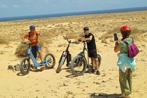 From Corralejo: Fuerteventura Guided E-Bike/E-scooter Tour