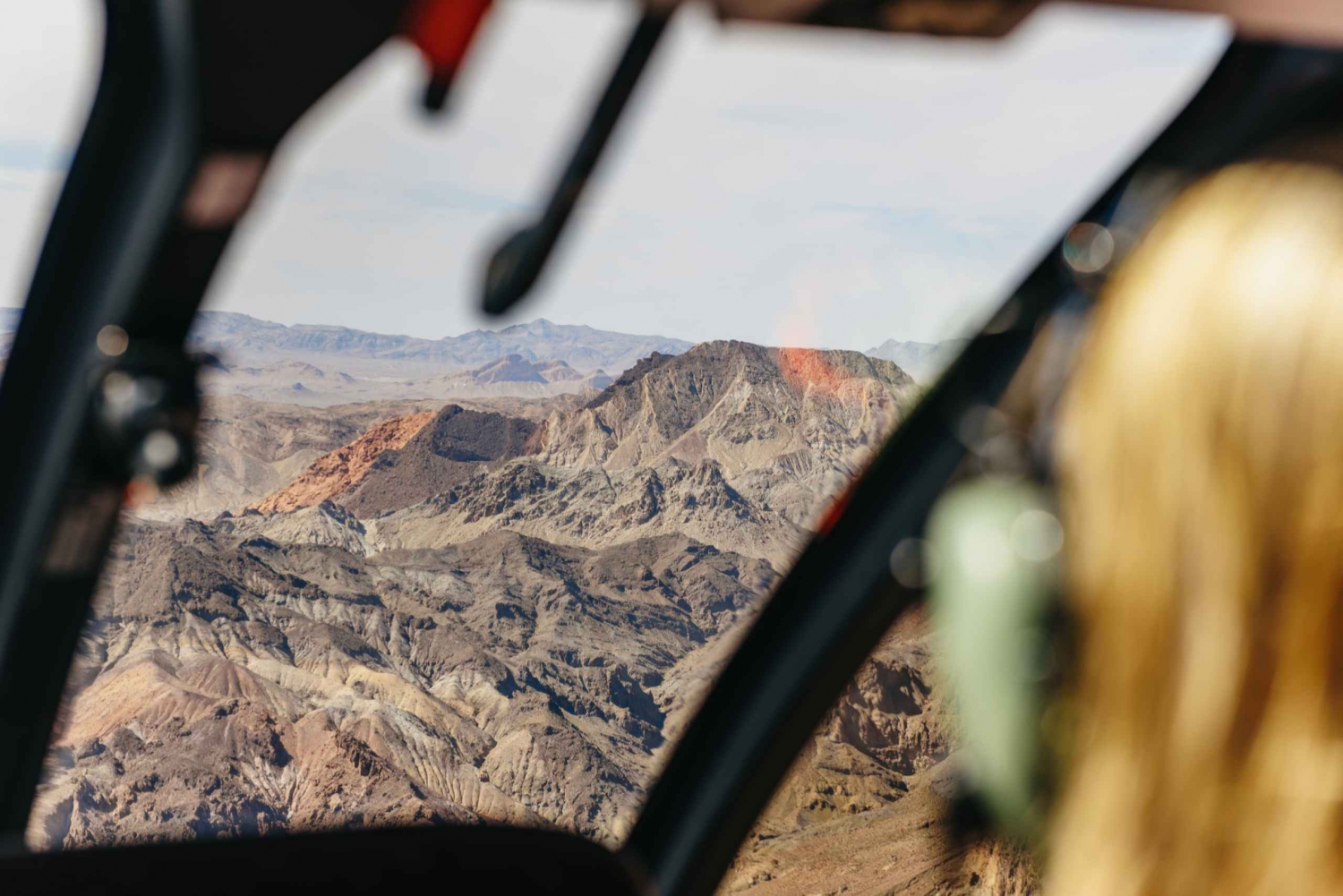 Fra Las Vegas: Helikoptertur i Grand Canyon med champagne