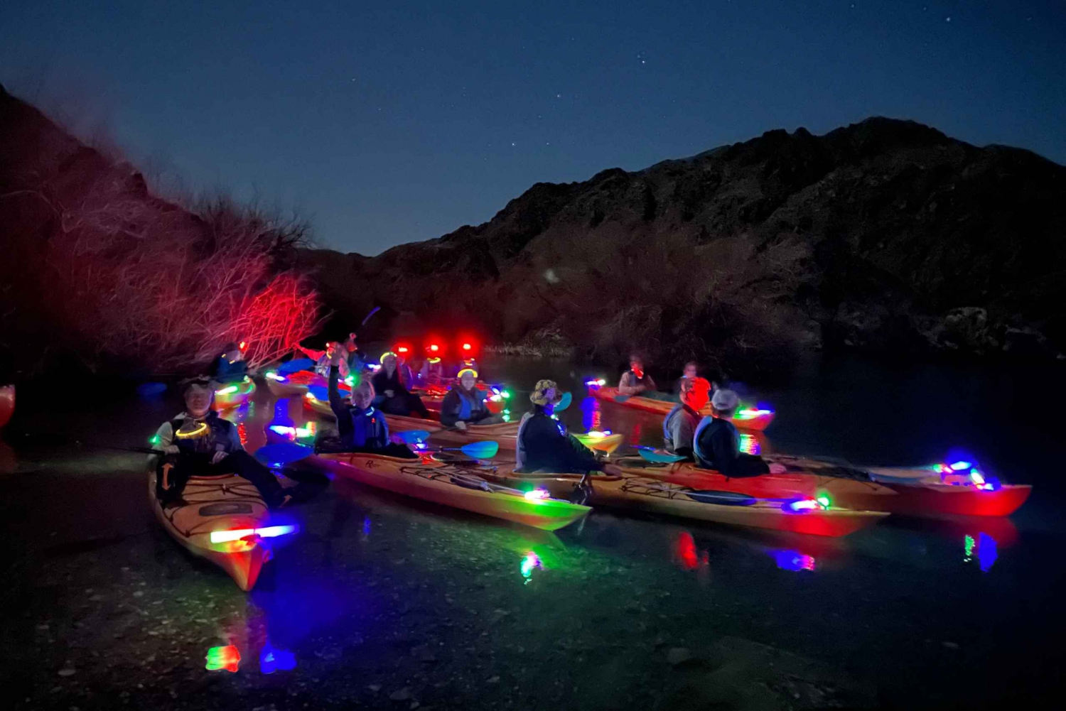From Las Vegas: Moonlight Kayak Tour on the Colorado River