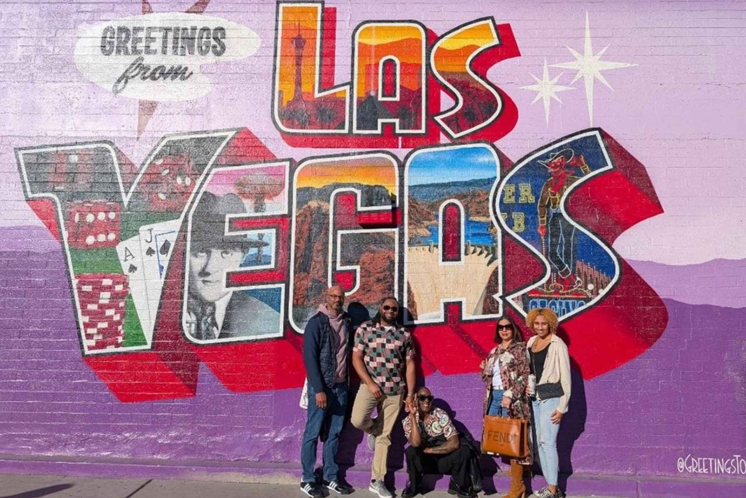 Las Vegas: Wycieczka po dzielnicy artystycznej z przejażdżką limuzyną, bąbelkami i posiłkiem