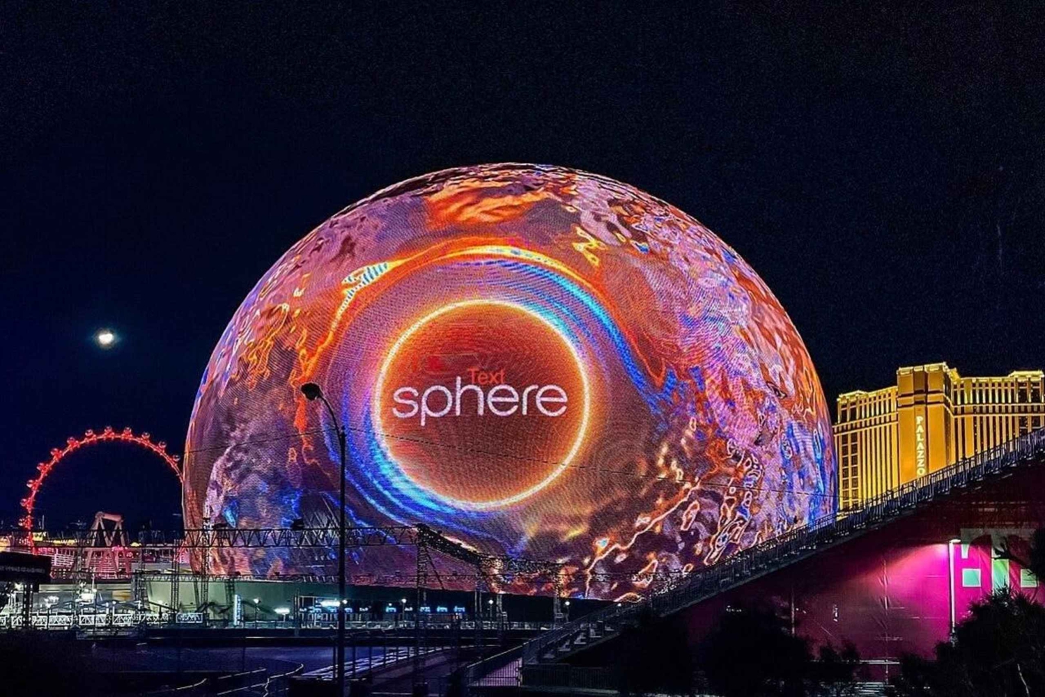 Passeio noturno por Las Vegas, experiência na Fremont St. e placa de boas-vindas