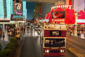 Las Vegas: Sightseeingtur om natten med åpen buss