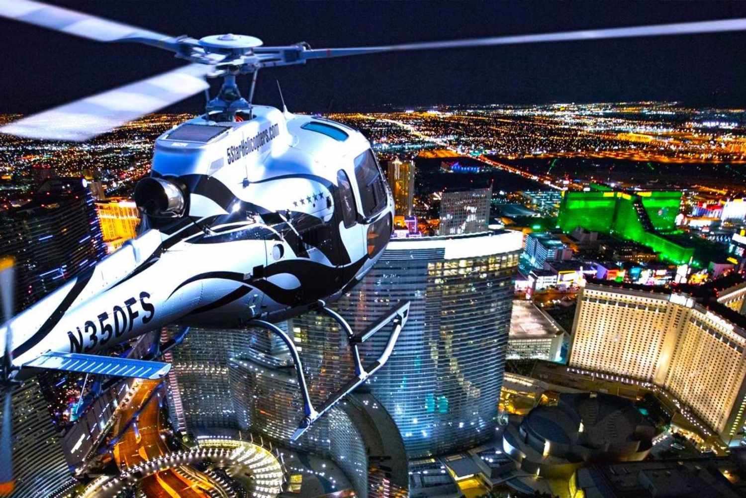 Las Vegas: Privat helikopterflyvning over Las Vegas Strip